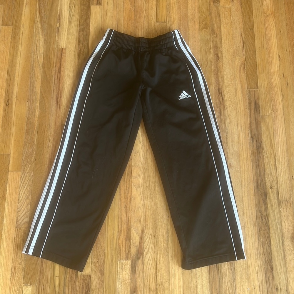 Adidas Kids Black Flare Joggers